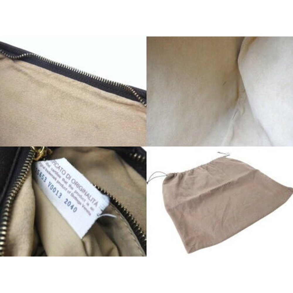Bottega Veneta Intrecciato Hobo Hobo Shoulder Bag Brown Leather - Picture 8 of 8